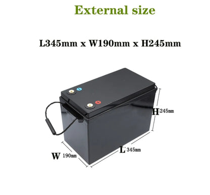 DIY Solar 12V 280ah 295ah ABS Battery Box with JK BMS 350ah